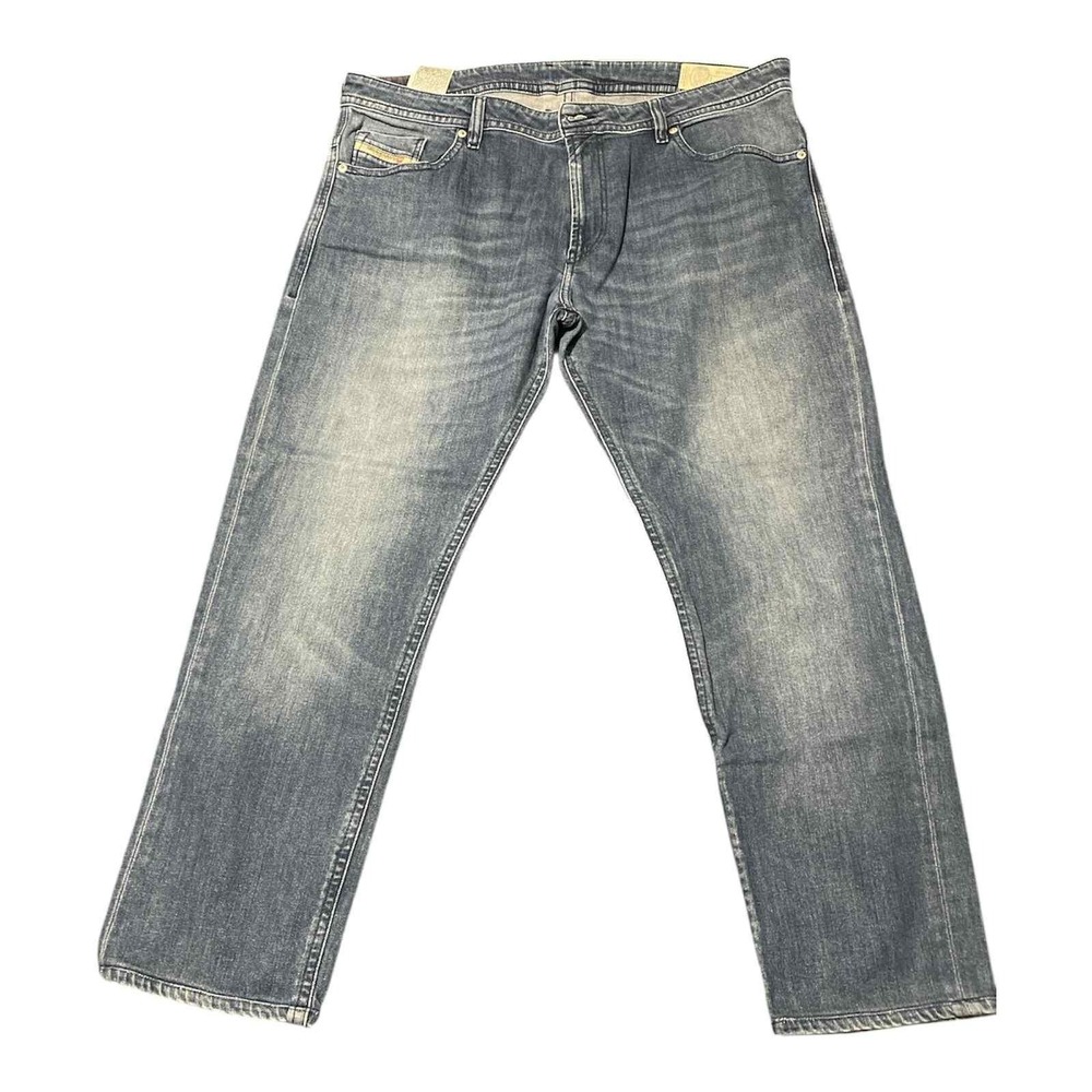 Diesel Thommer-C Jeans Mens‎ 38x32 Blue Slim-Skinny Stretch Denim Light Wash